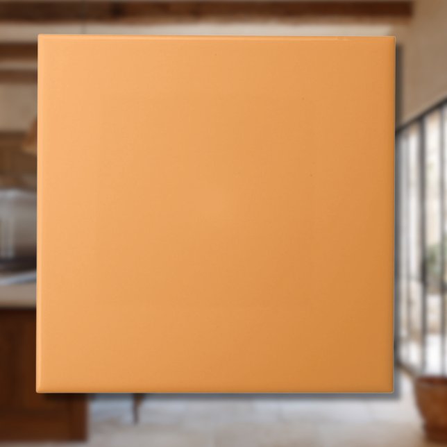 Cantaloupe Solid Colour | Classic | Elegant Tile (Creator Uploaded)
