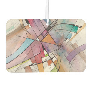CANTATA in PASTEL MAJOR Abstract Art Car Air Freshener