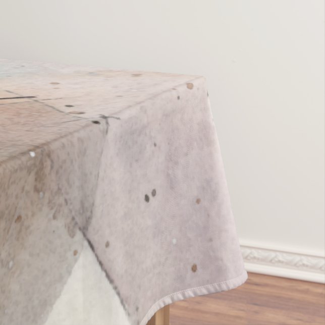 CANTATA in PASTEL MAJOR Abstract Art Tablecloth (In Situ)