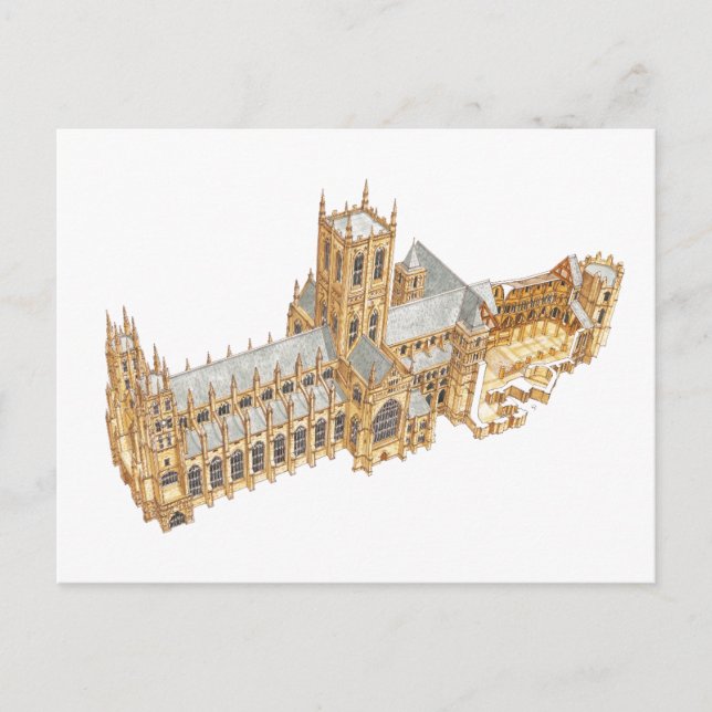 Canterbury Cathedral. Great Britain Postcard (Front)