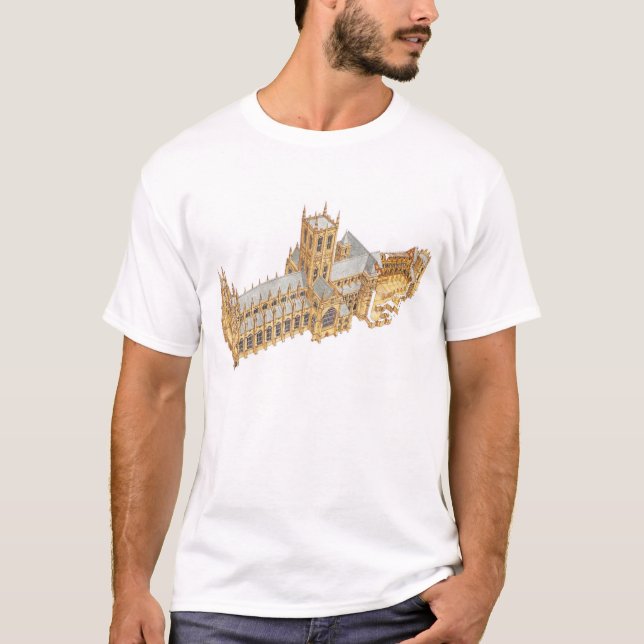 Canterbury Cathedral. Great Britain T-Shirt (Front)