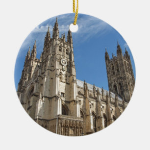 Canterbury Cathedral Kent England Ceramic Tree Decoration