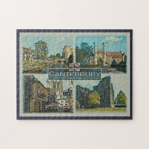 Canterbury - England - Europe - Jigsaw Puzzle