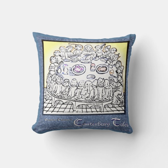 Canterbury Tales Cushion (Front)