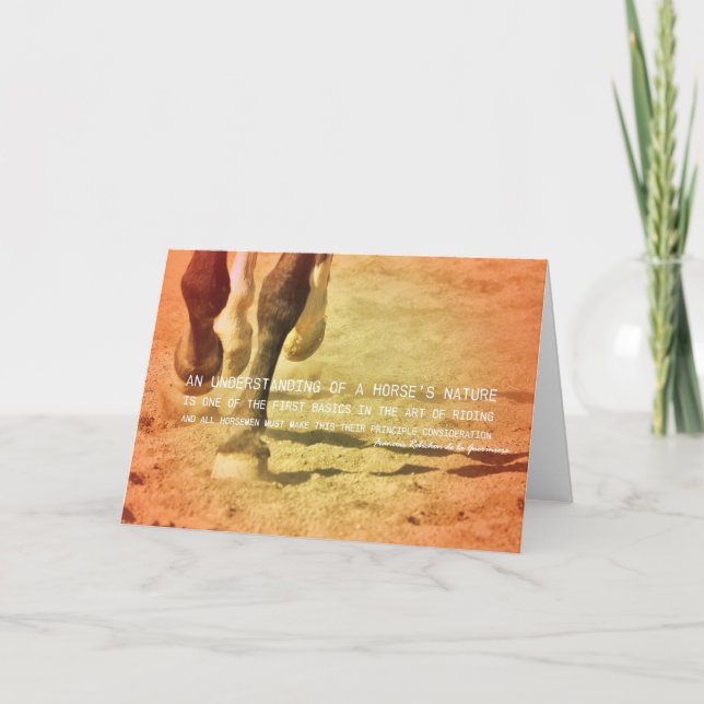 CANTERING ALONG Greeting Card (Front)
