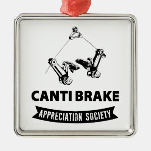 Canti Brake Appreciation Society Metal Tree Decoration