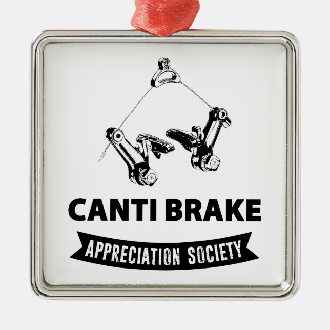 Canti Brake Appreciation Society Metal Tree Decoration (Front)