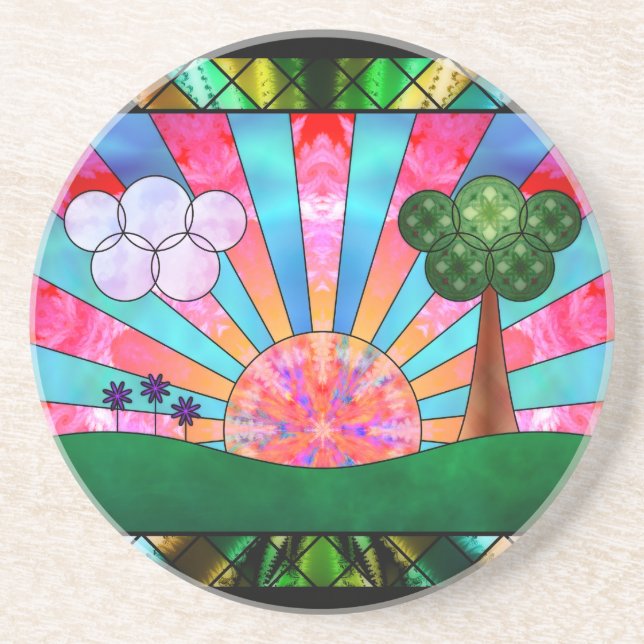 Canticle of the Sun Coaster (Front)