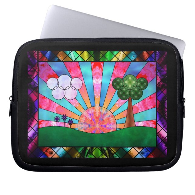 Canticle of the Sun Laptop Sleeve (Front)