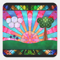 Canticle of the Sun Stickers
