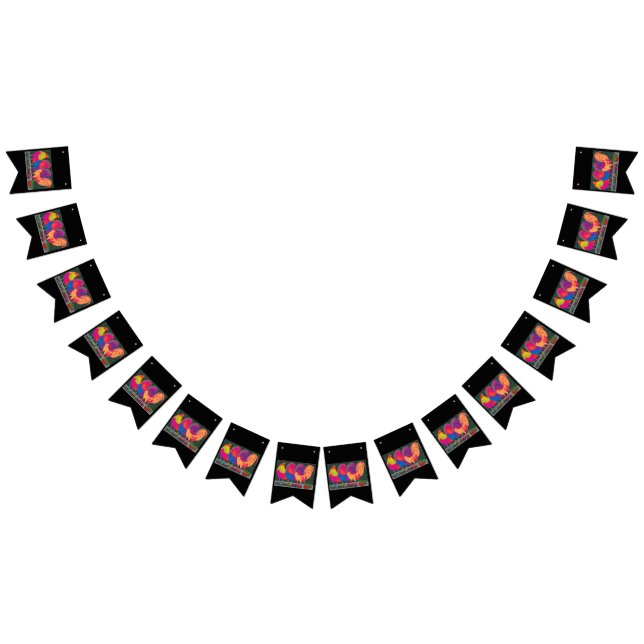 Cantina Roosters Bunting (All)