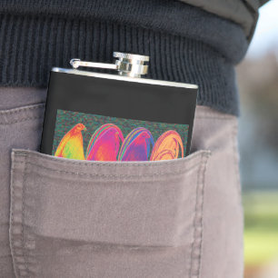 Cantina Roosters Hip Flask