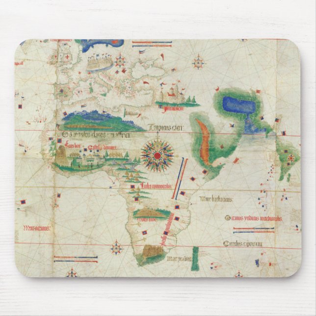 Cantino Planisphere | 1502 Mouse Mat (Front)