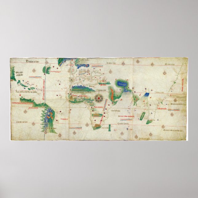 Cantino Planisphere | 1502 Poster (Front)