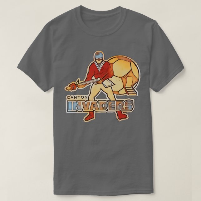 Canton Invaders Soccer T-Shirt (Design Front)