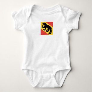 Canton of Bern flag Switzerland symbol Baby Bodysuit