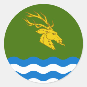 Canton of Buckston-on-Eno Populace Badge Classic Round Sticker