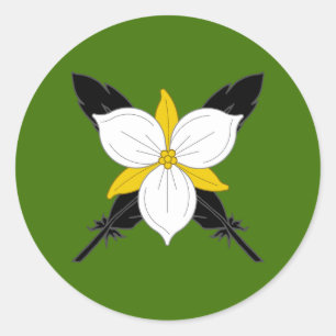 Canton of Crows Gate Populace Badge Classic Round Sticker