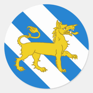 Canton of Northpass Populace Badge Classic Round Sticker