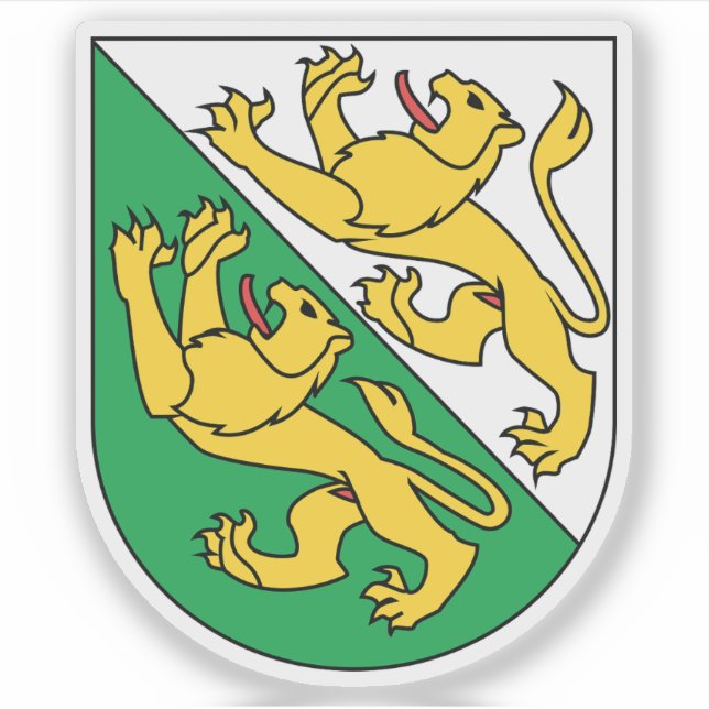 Canton of Thurgau coat of arms, Switzerland (Front)