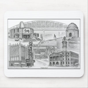 Canton Ohio Historic Landmarks Mouse Mat