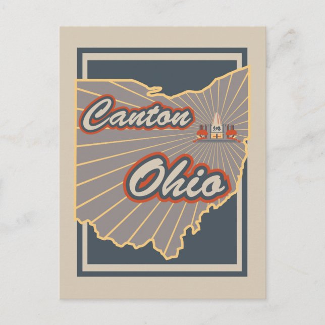 Canton, Ohio Postcard - Travel Postcard v2 (Front)