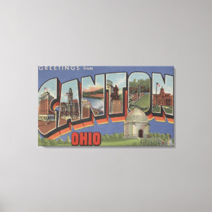 Canton, OhioLarge Letter ScenesCanton, OH Canvas Print
