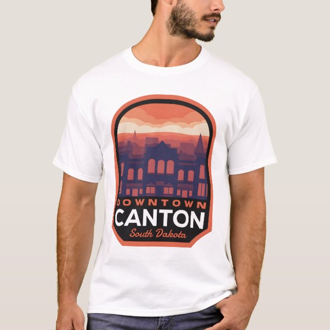 Canton South Dakota Historic Downtown T-Shirt (Front)
