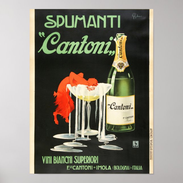 Cantoni Vintage Poster (Front)