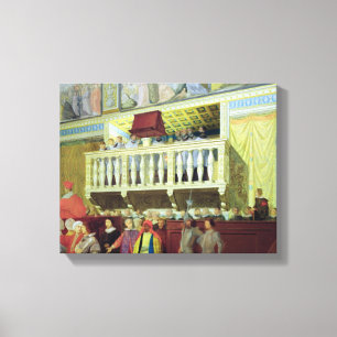 Cantoria in the Sistine Chapel Canvas Print