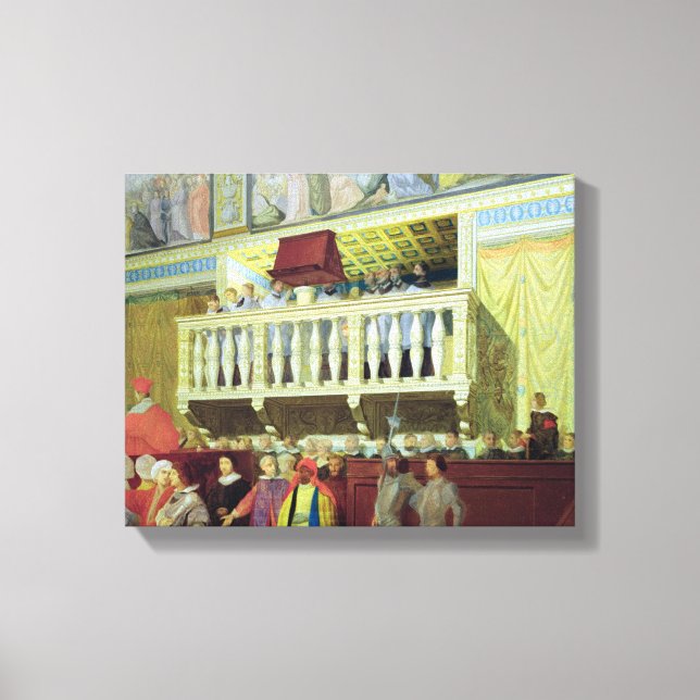 Cantoria in the Sistine Chapel Canvas Print (Front)