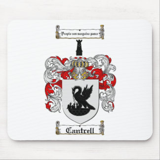 CANTRELL FAMILY CREST -  CANTRELL COAT OF ARMS MOUSE MAT