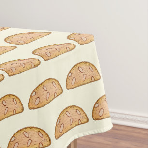 Cantucci Italian Almond Biscotti Cookies Pastries Tablecloth