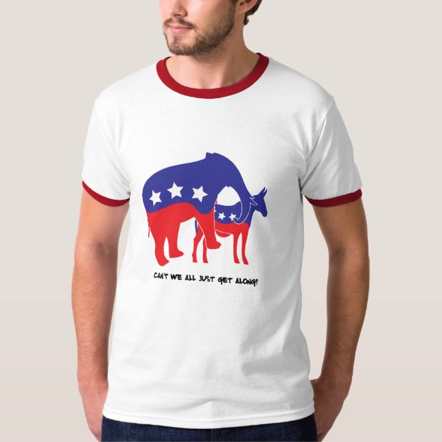 cantwealljustgetalong T-Shirt (Front)