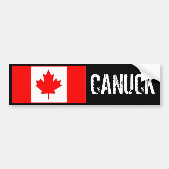 Canuck Bumper Sticker (Front)