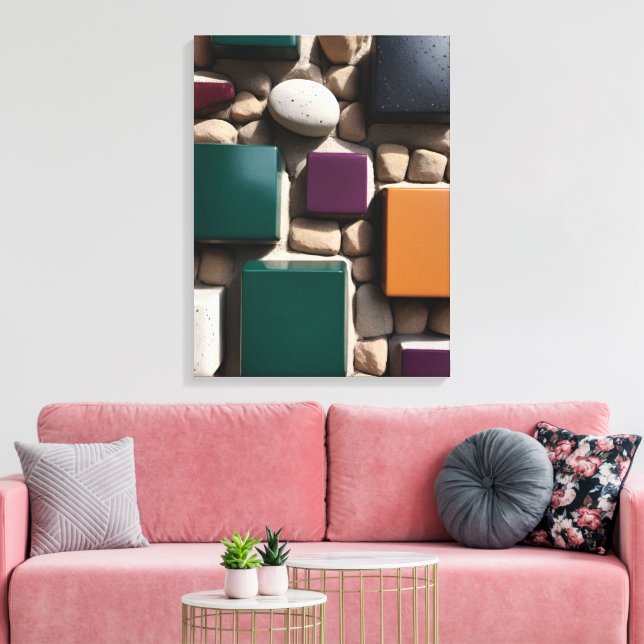Canva painting canvas print (Insitu(LivingRoom))