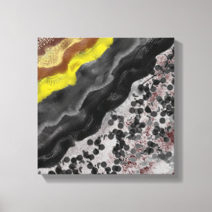Canvas 12"by12" Layers & Discs Print