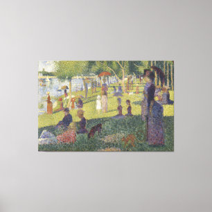 Canvas A Sunday Afternoon Island La Grande Jatte Print