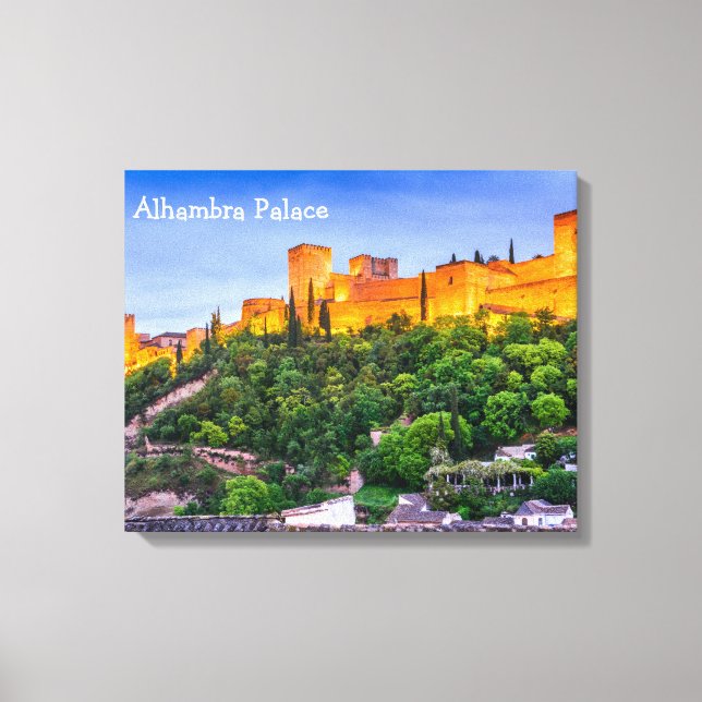 Canvas Alhambra Palace Print (Front)