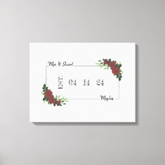 Canvas Alternative Wedding Guest Book CDM&S 