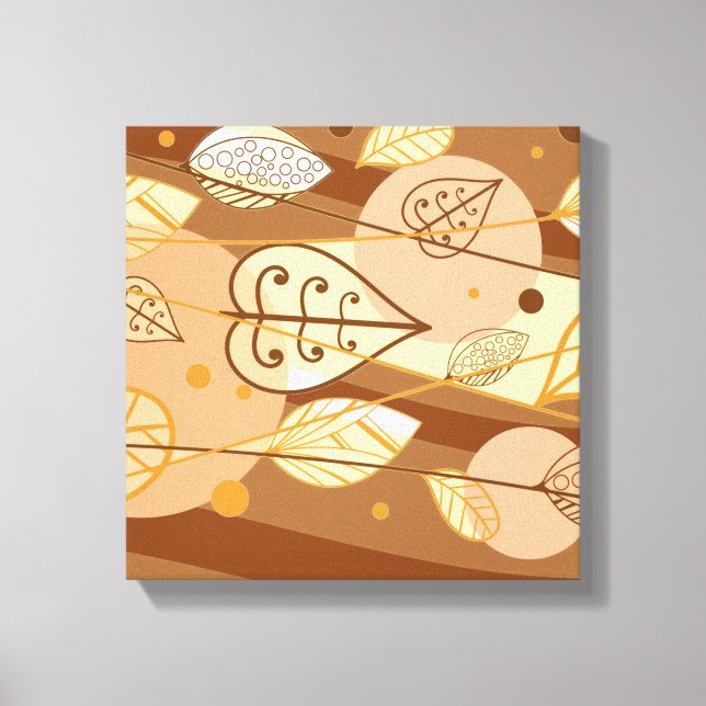Canvas Art-Autumn Leaves Print (Front)