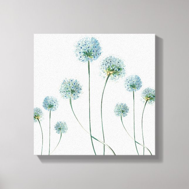Canvas Art-Blue Wildflowers Print (Front)