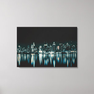 Canvas Art-City Nightscape