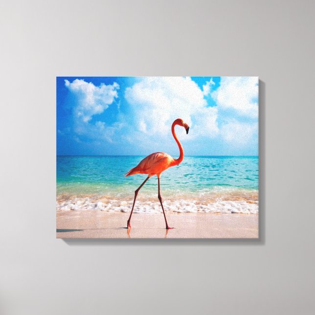 Canvas Art-Flamingo (Front)