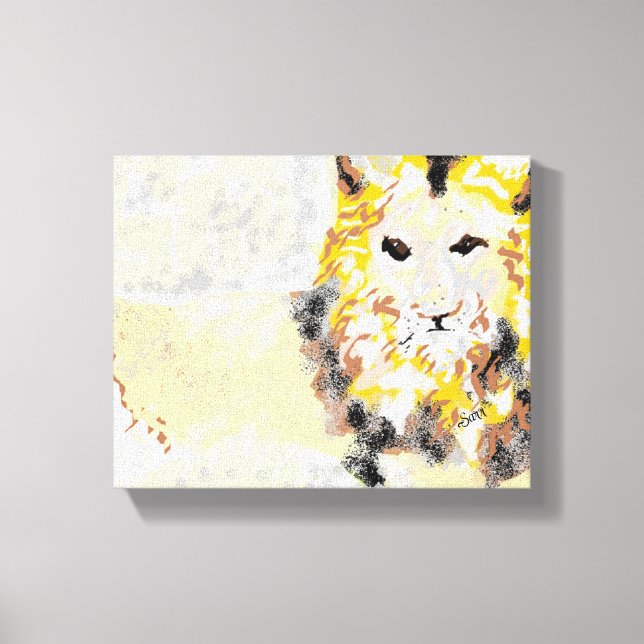 Canvas Art : Its a Lion's World (Front)