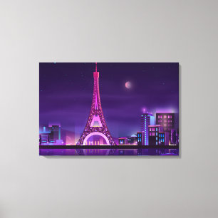 Canvas Art-Paris Night Print