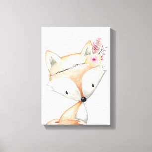 Canvas Art - Princess Fox Nursery