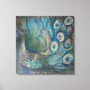 Canvas Art Print Peacock