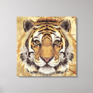 Canvas Art-Tiger Print
