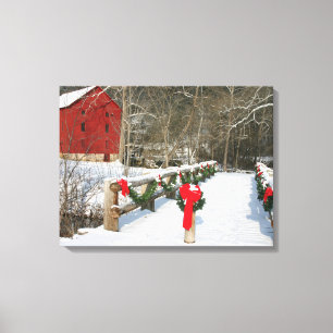 Canvas Art-Winter Scene Print